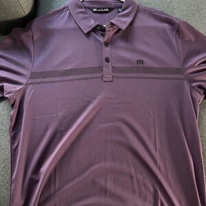 Travis Mathew purple polo size XL